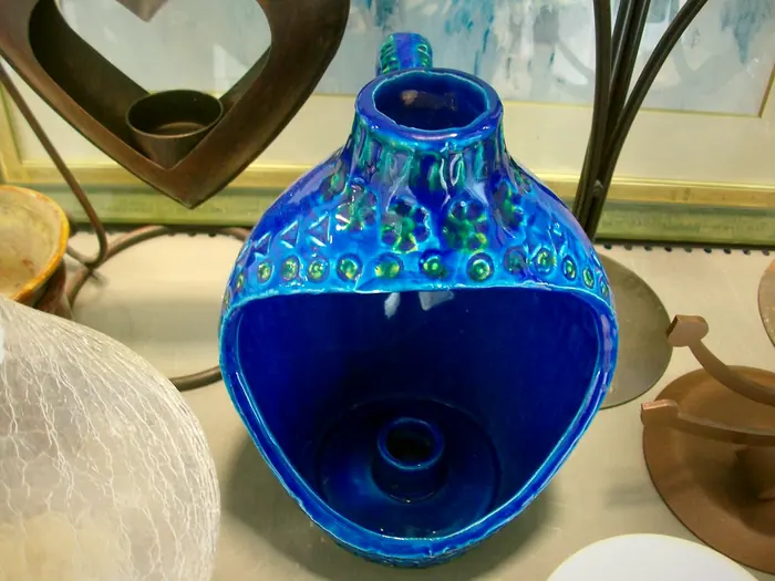 Blaue Vase